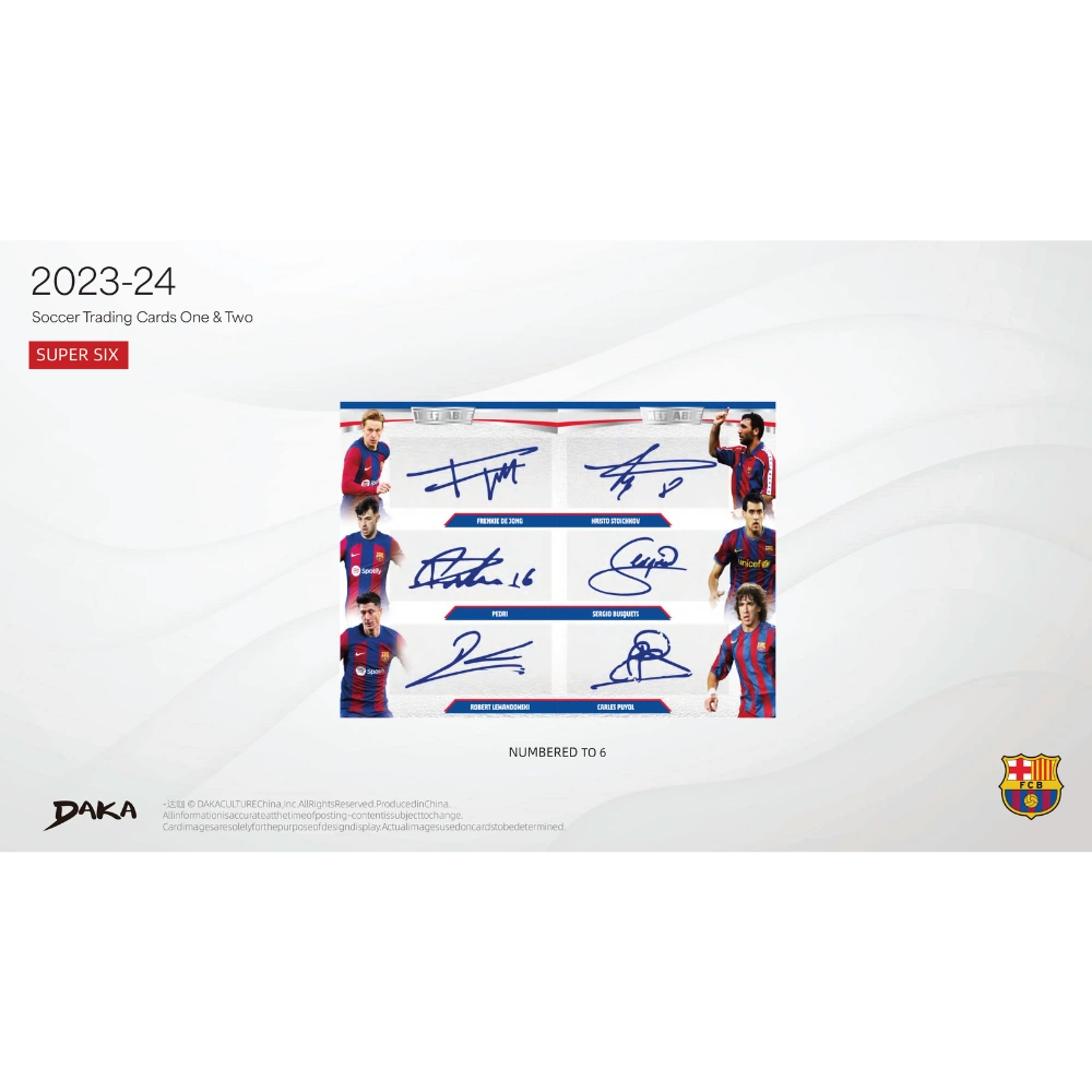 Daka 2023-24 FC Barcelona Team Set - Hobby Box