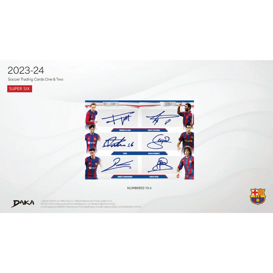 Daka 2023-24 FC Barcelona Team Set - Hobby Box