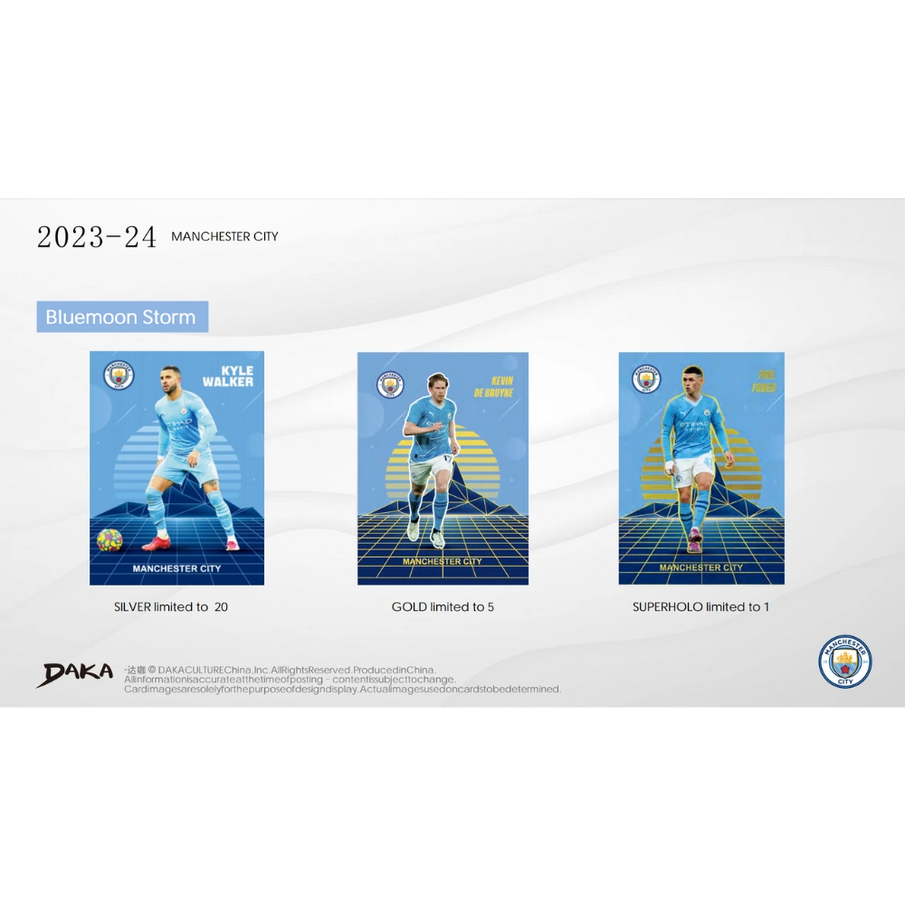 Daka 2023-24 Manchester City Holocene - Hobby Box
