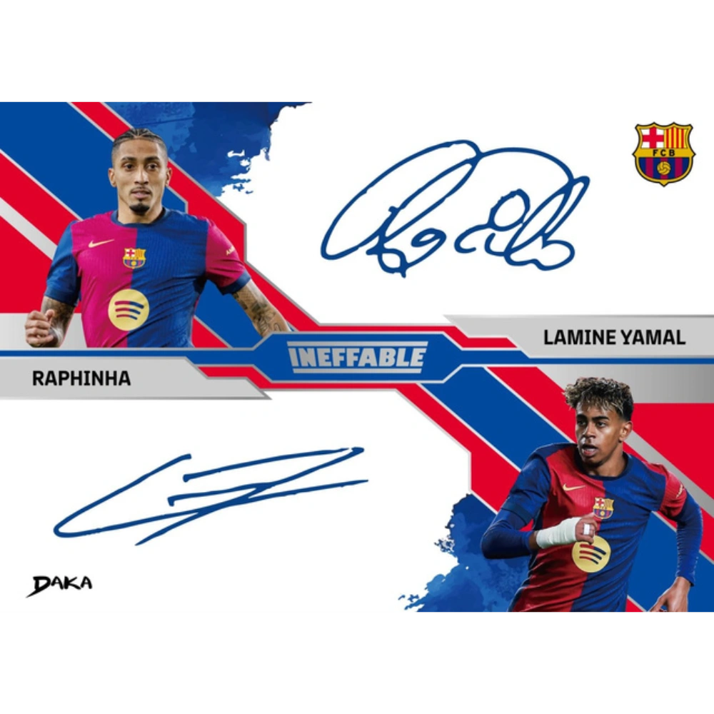 Daka 2024-25 FC Barcelona Team Set ONE & TWO - Hobby Box (Vorbestellung - Release: 25.12.25)