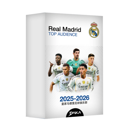 Daka 2025-26 Real Madrid Top Audience - Hobby Box (Vorbestellung - Release: 17.12.2025) (Kopie)