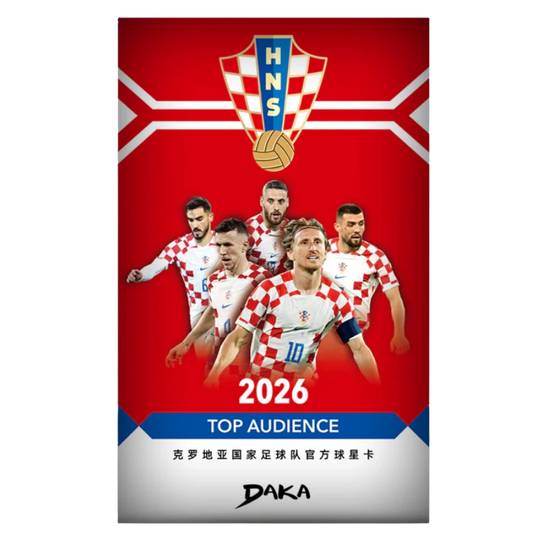 Daka 2025-26 Croatia National Team Top Audience - Hobby Box