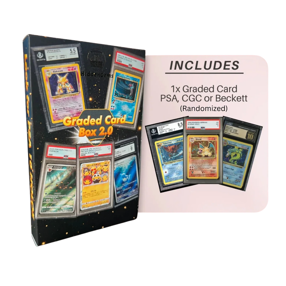 Hidden Gems Pokémon Graded Card Box 2.0
