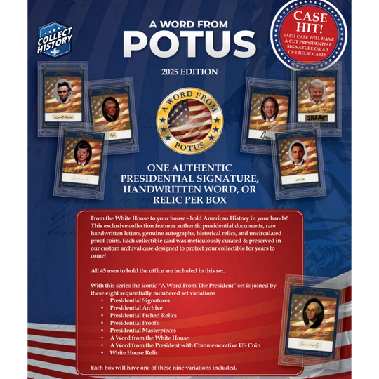 Jersey Fusion 2025 A Word from POTUS - Hobby Box