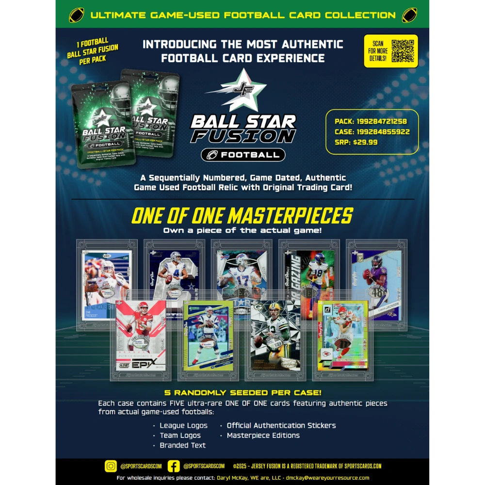 Jersey Fusion 2025 Ball Fusion Football Edition - Bag