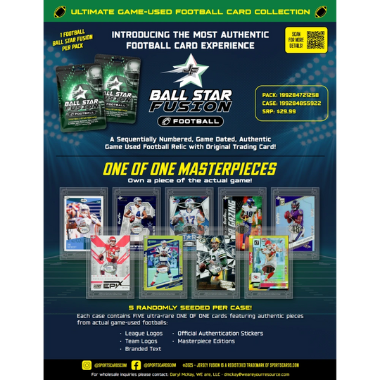 Jersey Fusion 2025 Ball Fusion Football Edition - Bag