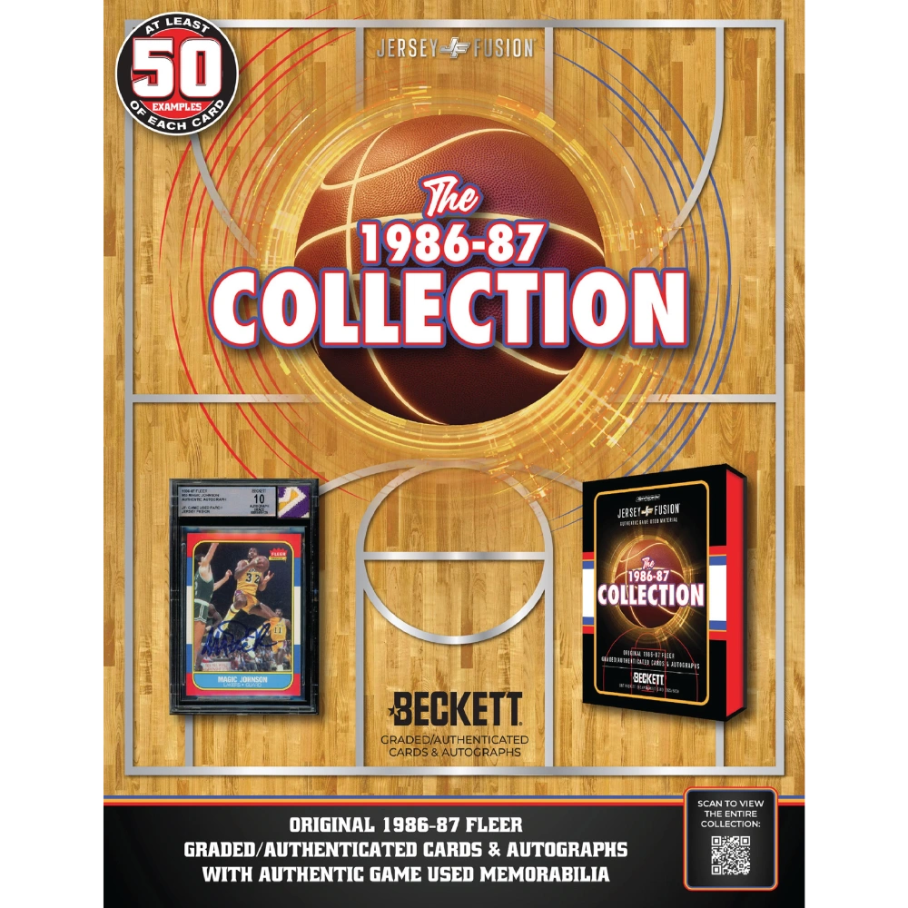 Jersey Fusion The 1986-87 Fleer NBA Collection - Hobby Box