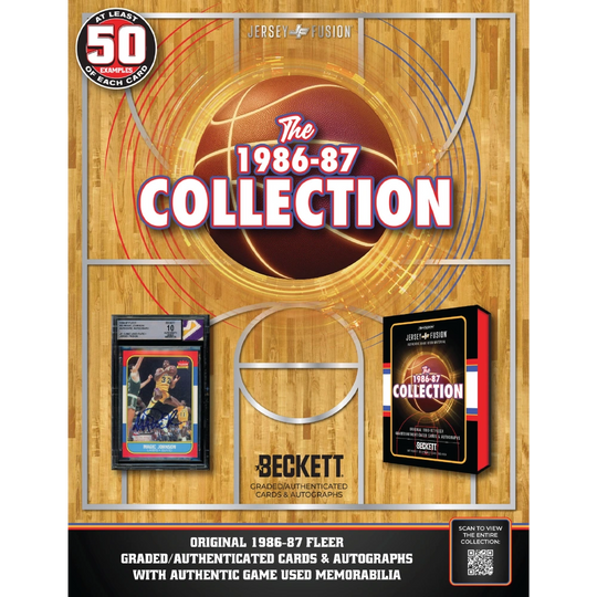 Jersey Fusion The 1986-87 Fleer NBA Collection - Hobby Box