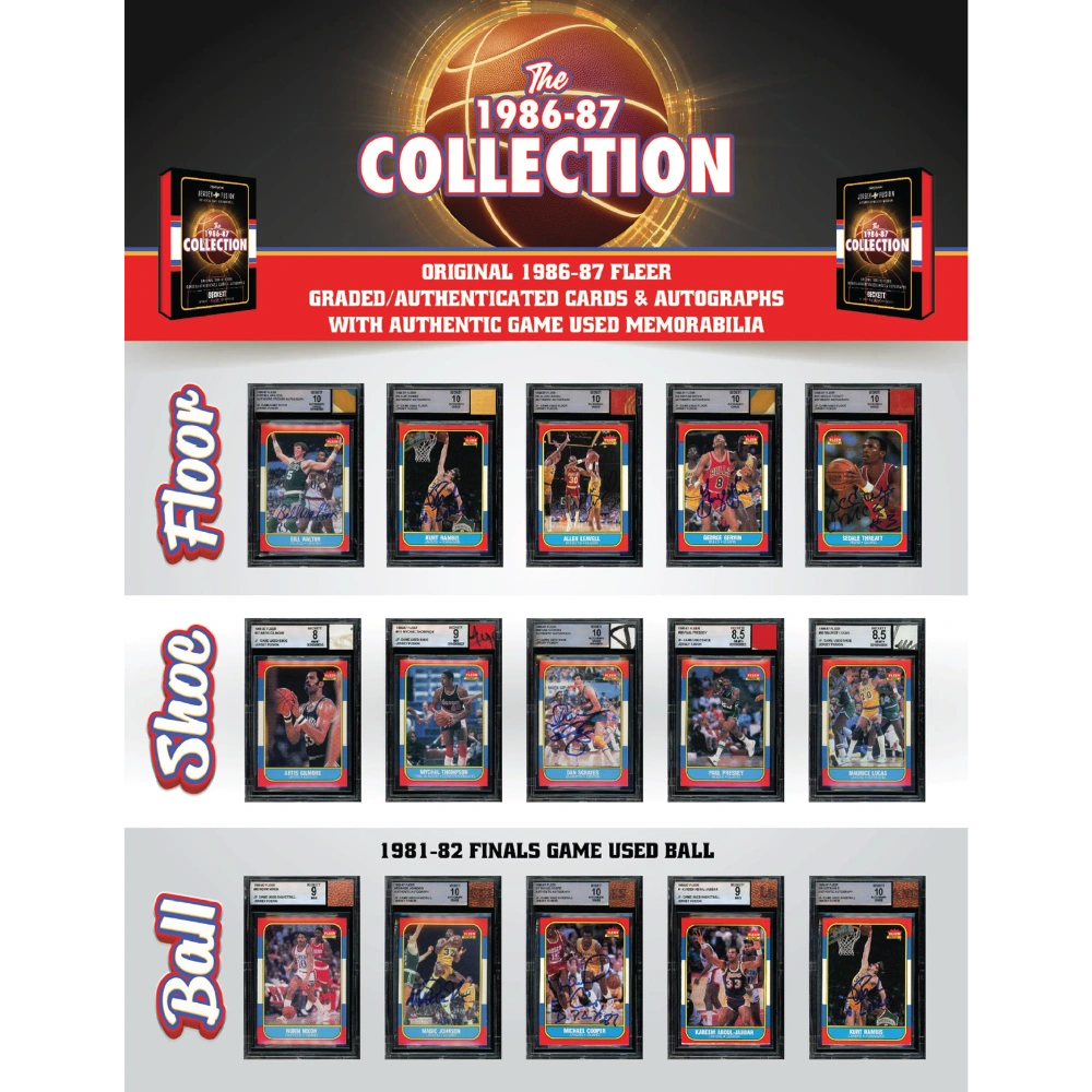 Jersey Fusion The 1986-87 Fleer NBA Collection - Hobby Box