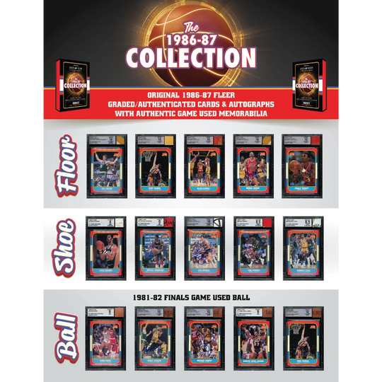 Jersey Fusion The 1986-87 Fleer NBA Collection - Hobby Box