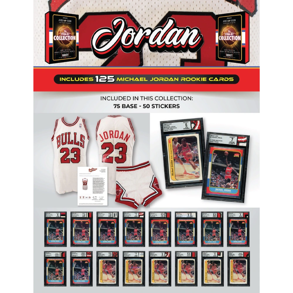 Jersey Fusion The 1986-87 Fleer NBA Collection - Hobby Box