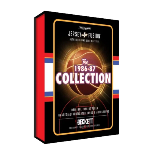 Jersey Fusion The 1986-87 Fleer NBA Collection - Hobby Box