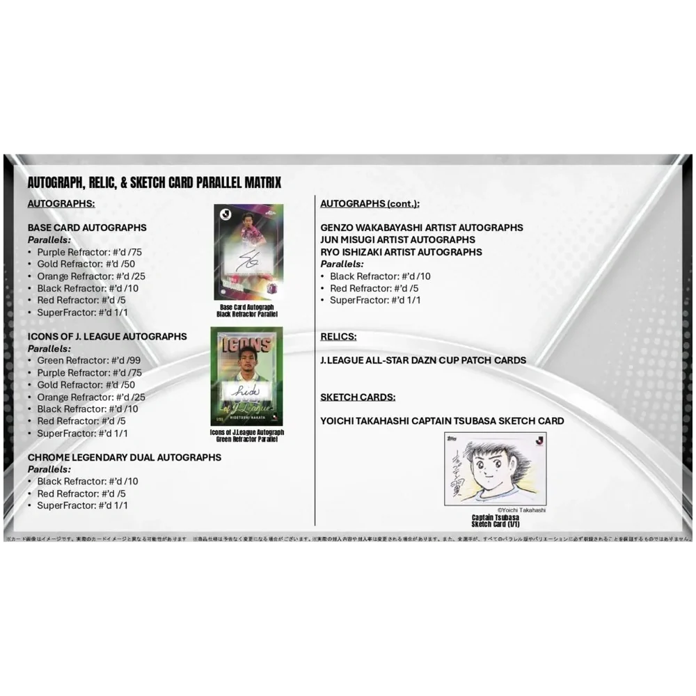 2026 Topps J.League Chrome - Hobby Box (Vorbestellung - Release: Ende Oktober 2026)