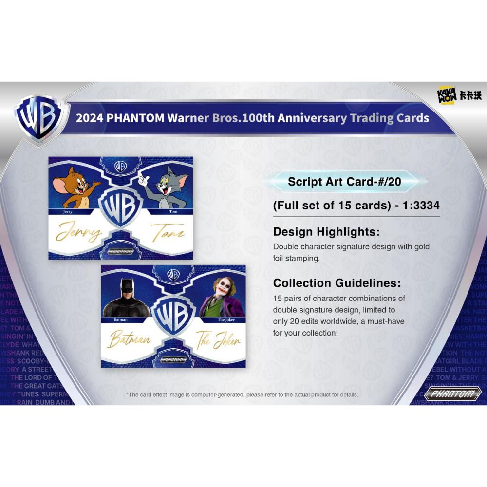 KakaWow 2024 Phantom Warner Brothers - Hobby Box