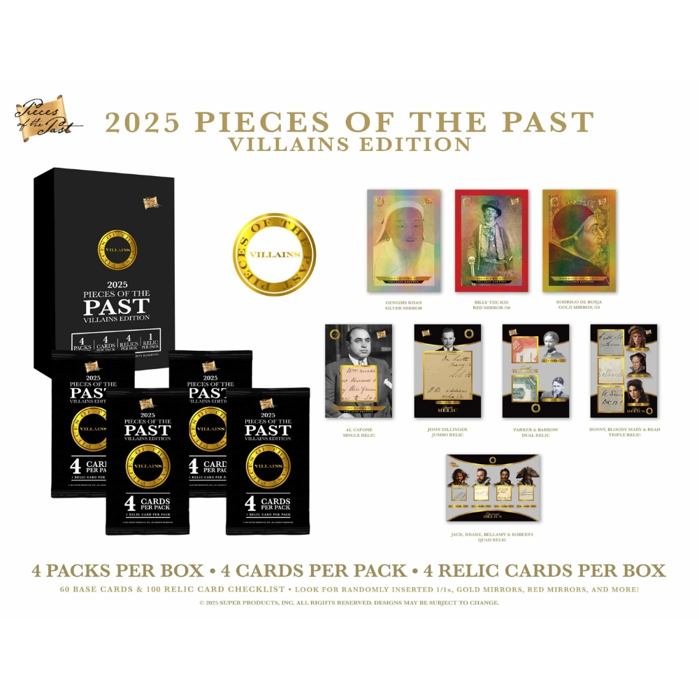 Keepsake 2025 Pieces of the Past Villains Edition - Hobby Box