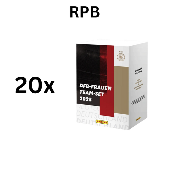 24h-Stream Special RPB - 20x (FULL CASE) Panini 2025 DFB-Frauen Team Set Hobby Box