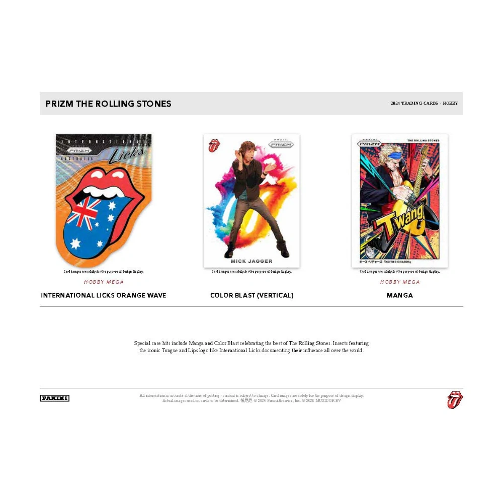 Panini 2025 Prizm Rolling Stones - Hobby Mega