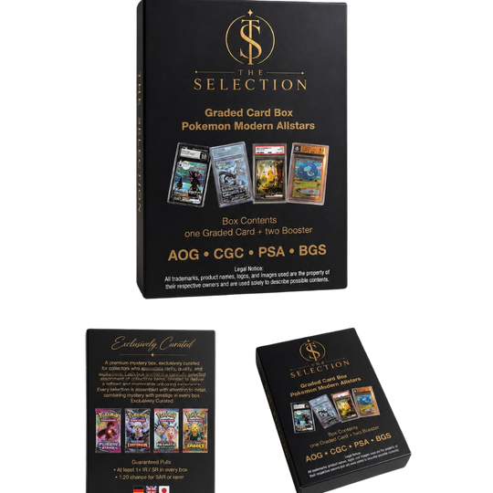 The Selection Graded Card Box Pokemon Modern Allstars