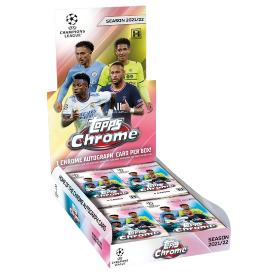 Topps 2021-22 Chrome UEFA Club Competitions - Hobby Box
