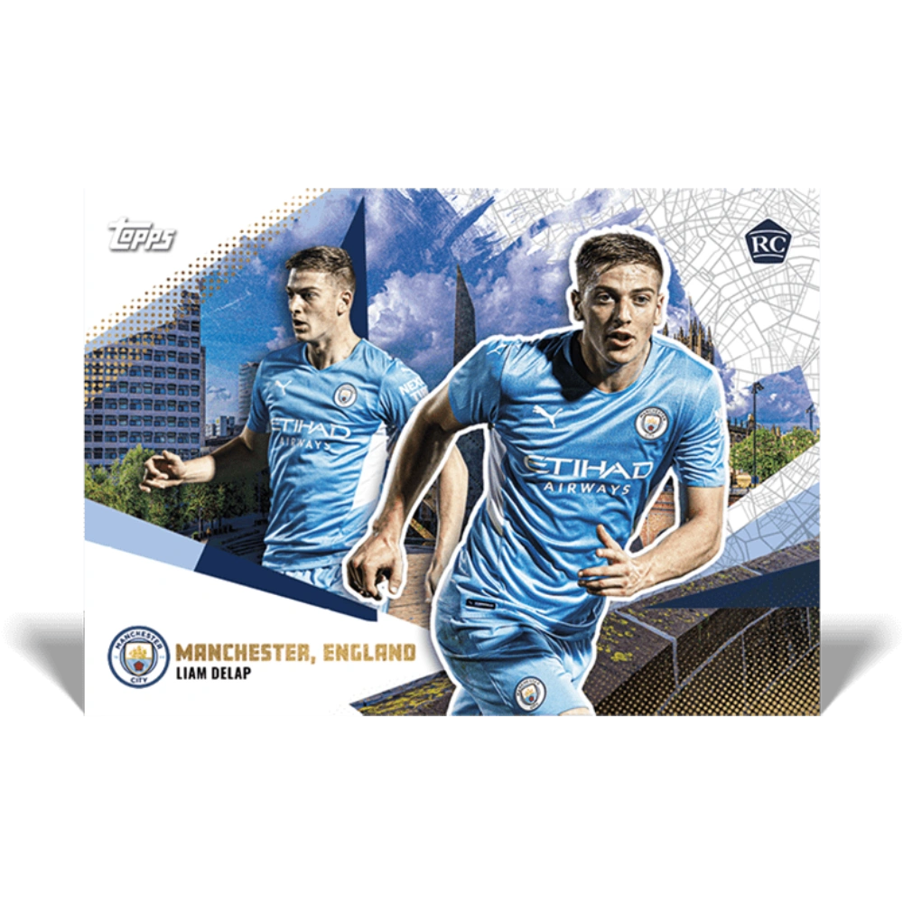 Topps 2021-22 Manchester City Team Set - Hobby Box