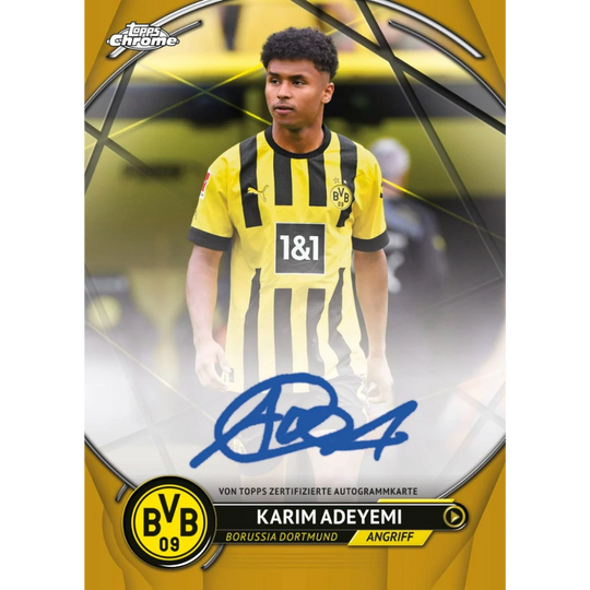 Topps 2022-23 Chrome Borussia Dortmund - FULL BOX