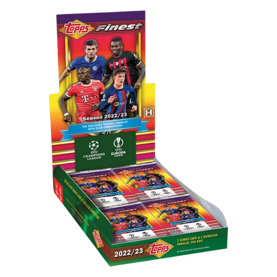 Topps 2022-23 Finest Flashbacks UEFA Club Competitions - Hobby Box (Desire Doué RC)