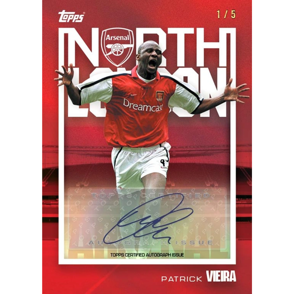 Topps 2023-24 Arsenal FC Team Set - Hobby Box