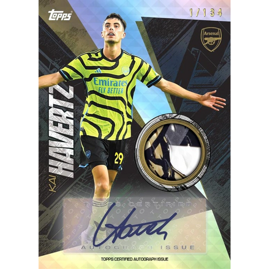 Topps 2023-24 Arsenal FC Team Set - Hobby Box