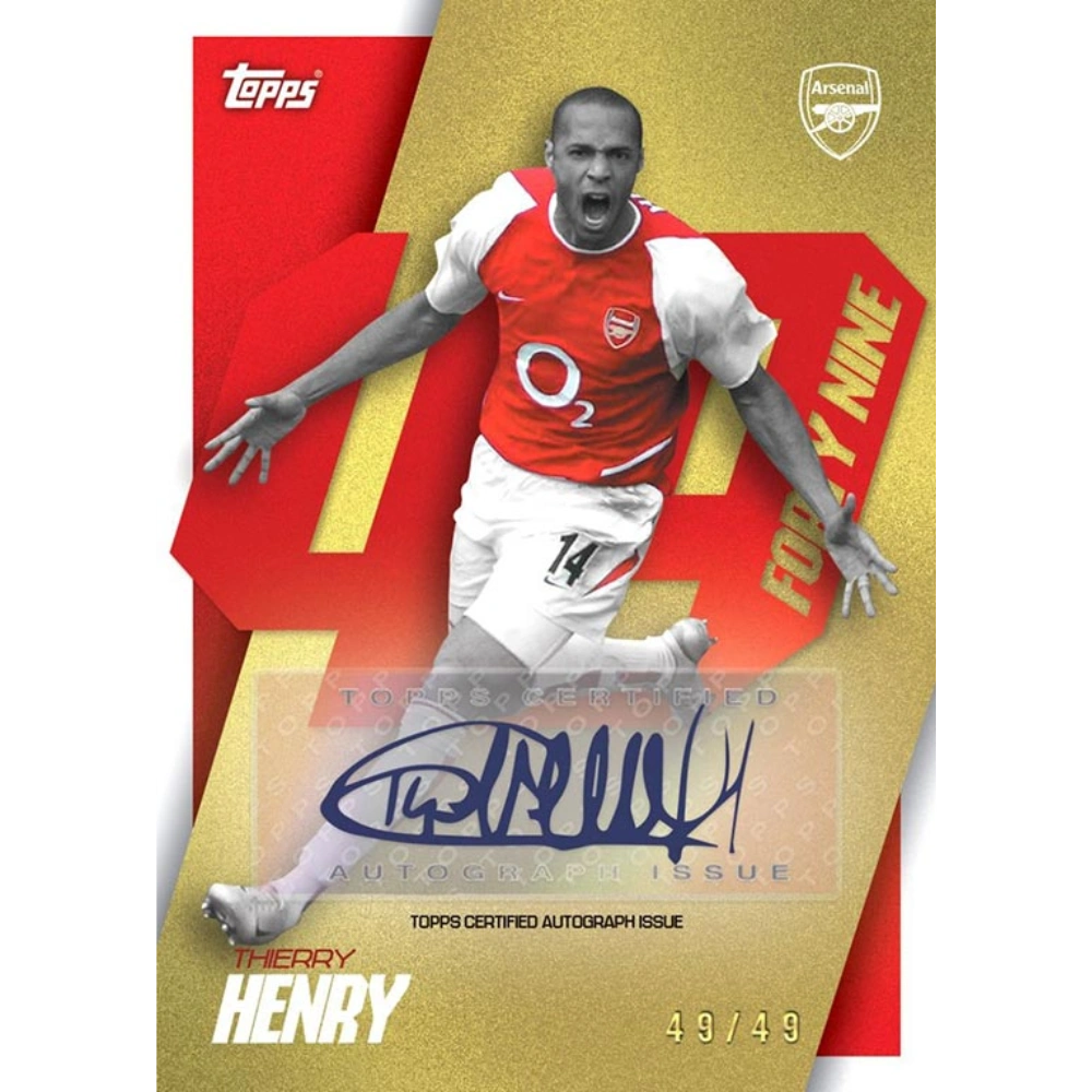 Topps 2023-24 Arsenal FC Team Set - Hobby Box