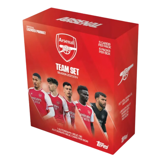 Topps 2023-24 Arsenal FC Team Set - Hobby Box