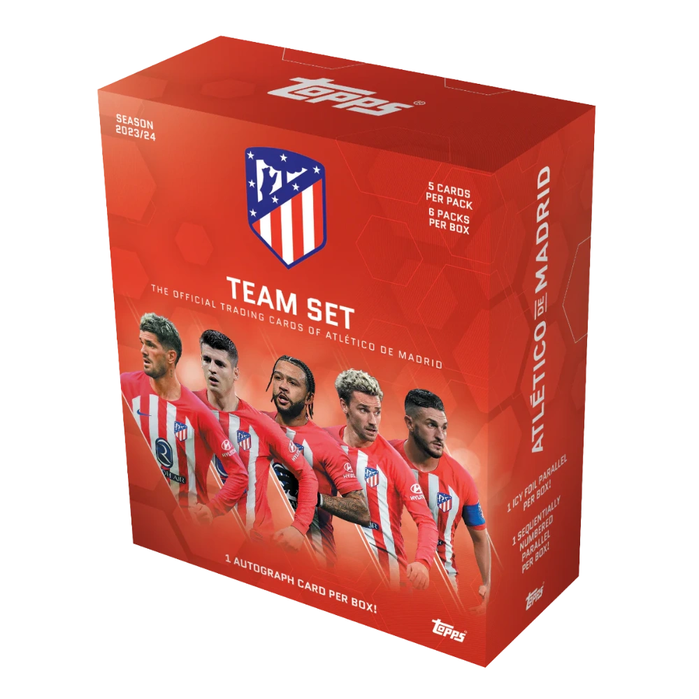 Topps 2023-24 Atletico de Madrid Team Set - Hobby Box