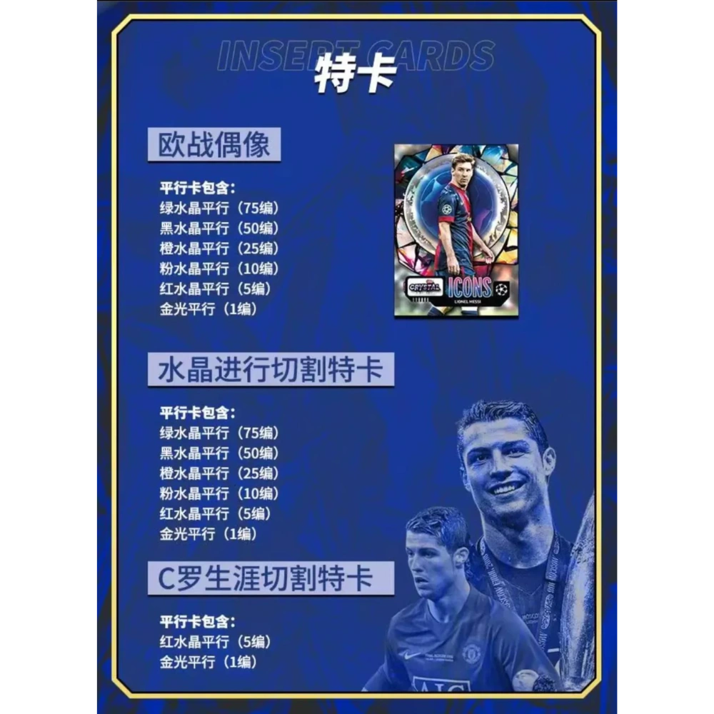 Topps 2023-24 Crystal Premium UEFA Champions League - Master Box