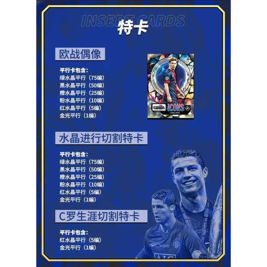 Topps 2023-24 Crystal Premium UEFA Champions League - Master Box