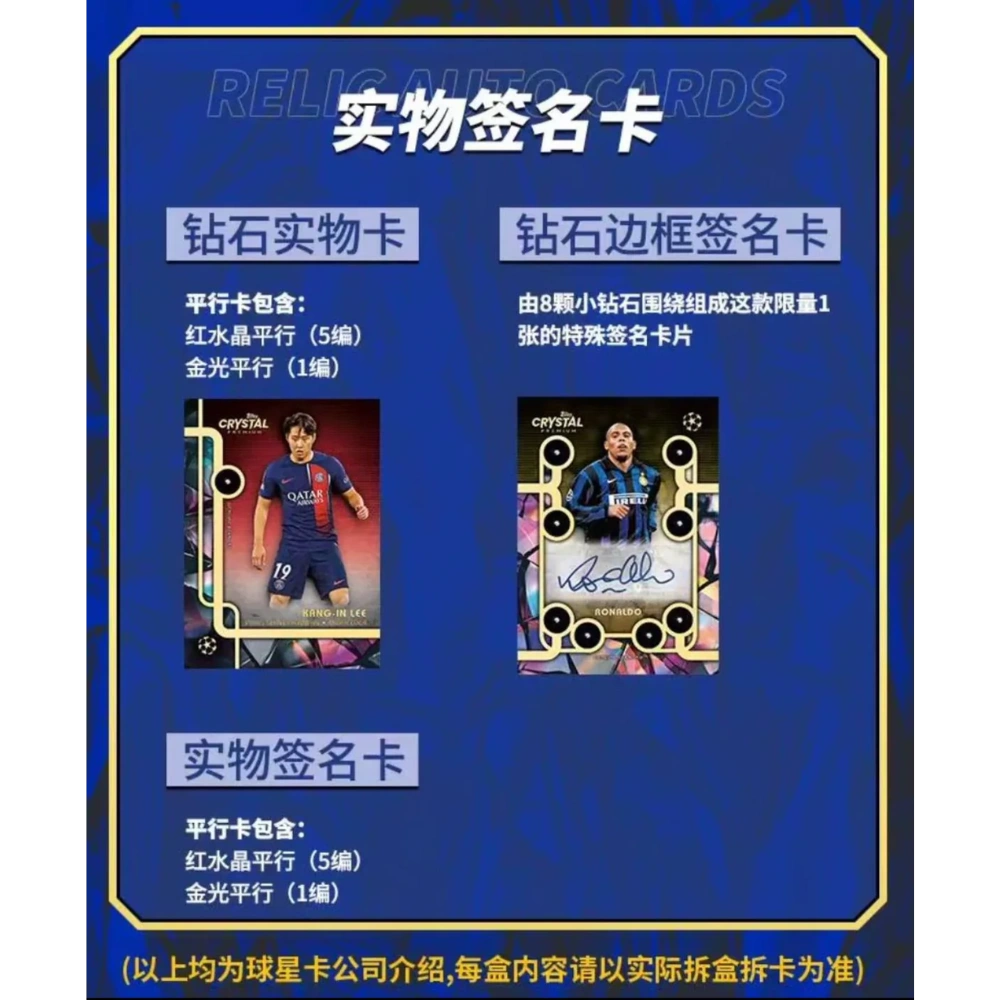 Topps 2023-24 Crystal Premium UEFA Champions League - Master Box