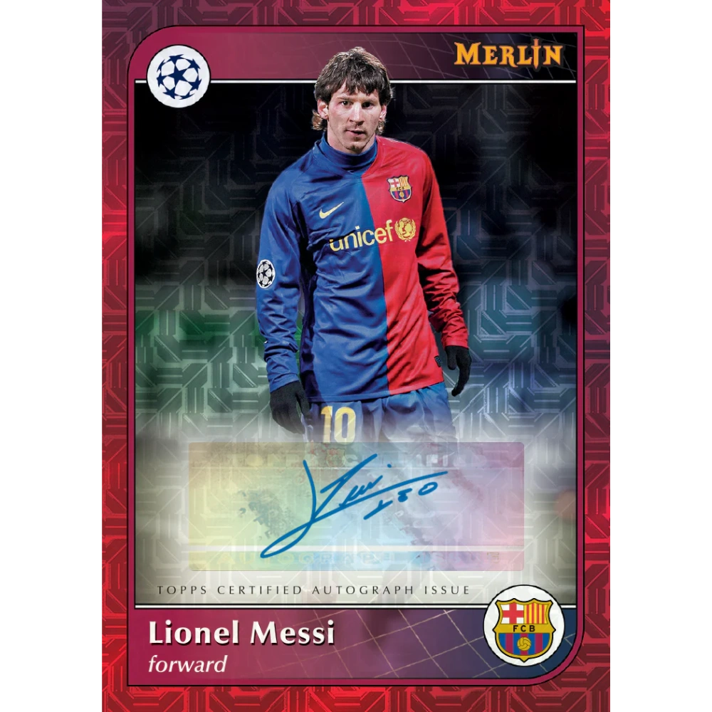 Topps 2024-25 Chrome Merlin UEFA Club Competitions - Hobby Box (Vorbestellung - Release: 19.12.2025)