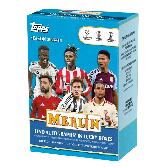 Topps 2024-25 Chrome Merlin UEFA Club Competitions - Value Box