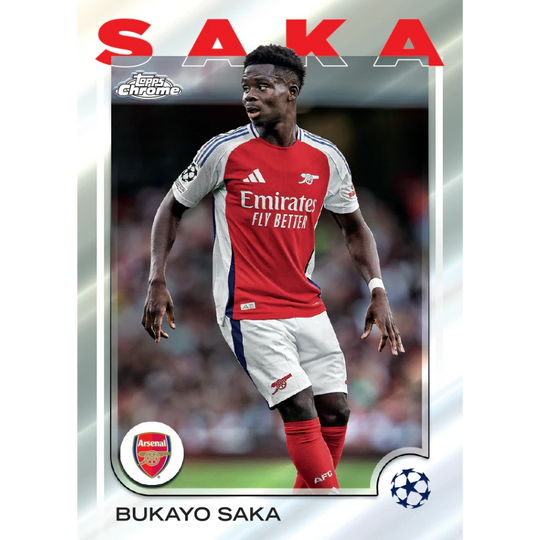 Topps 2024-25 Chrome UEFA Club Competitions - Jumbo Box