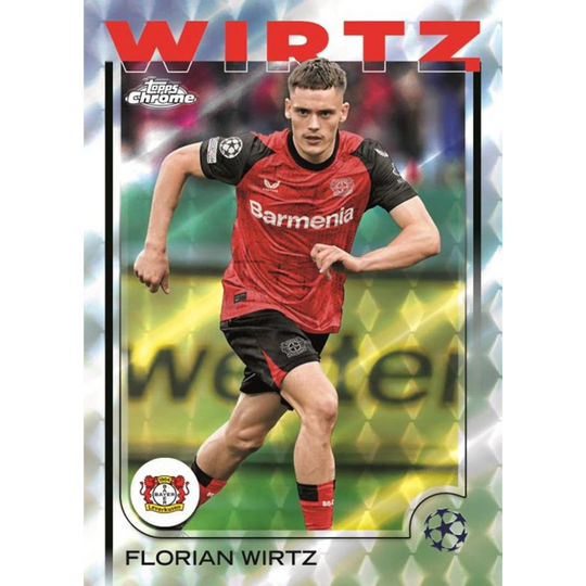 Topps 2024-25 Chrome UEFA Club Competitions - Jumbo Box