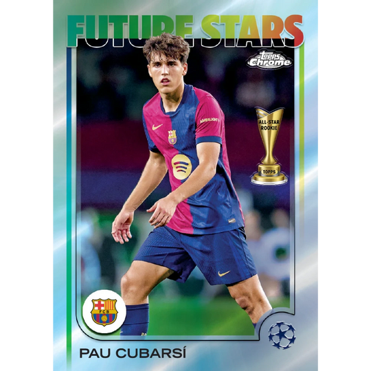 Topps 2024-25 Chrome UEFA Club Competitions - Jumbo Box