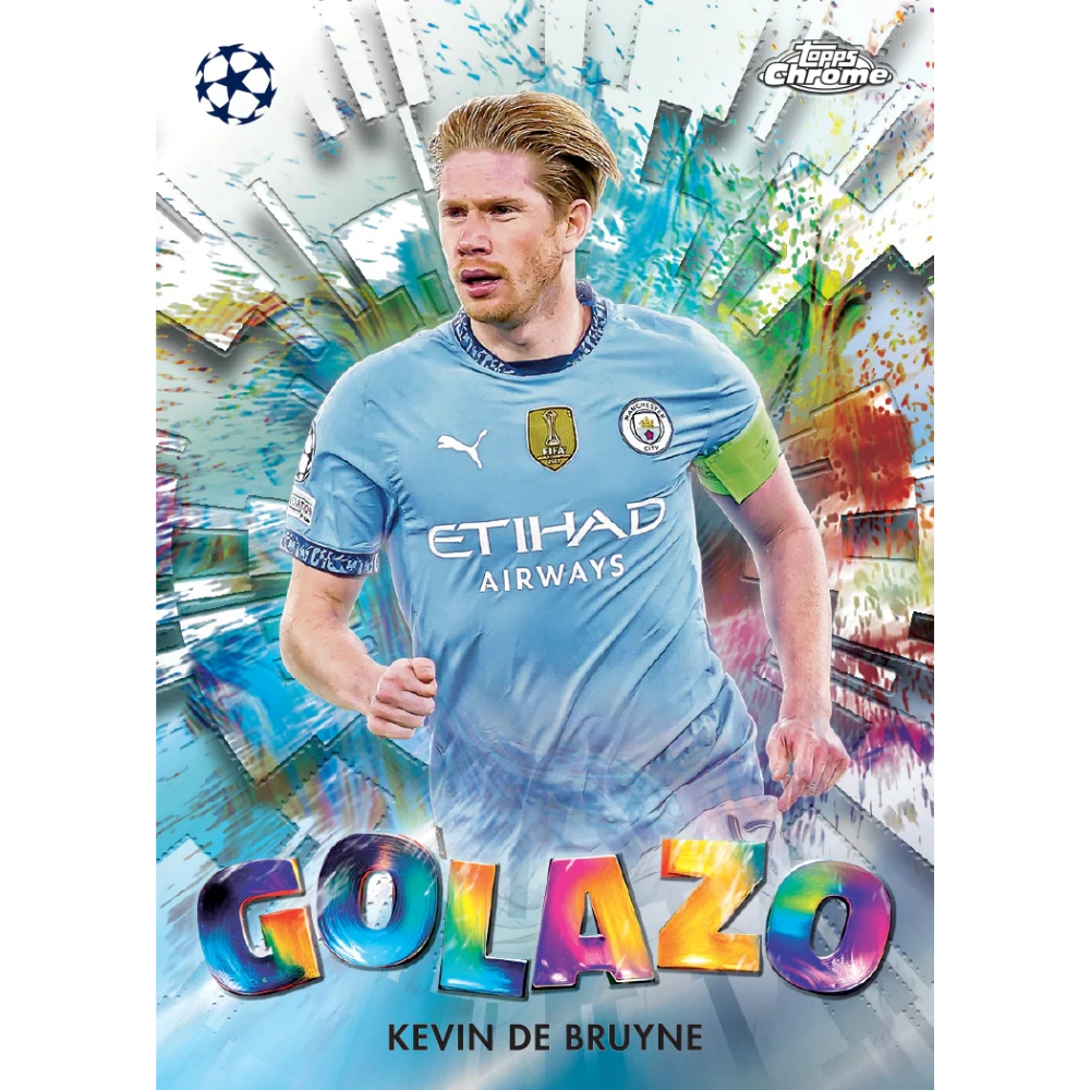 Topps 2024-25 Chrome UEFA Club Competitions - Jumbo Box