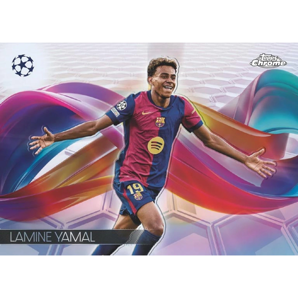 Topps 2024-25 Chrome UEFA Club Competitions - Jumbo Box