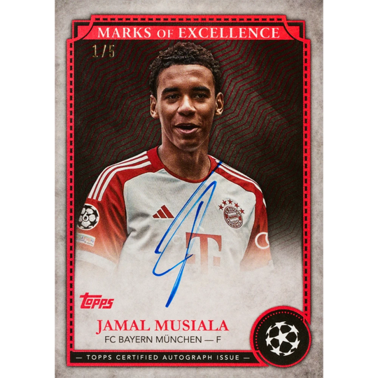 Topps 2024-25 Chrome UEFA Club Competitions - Jumbo Box