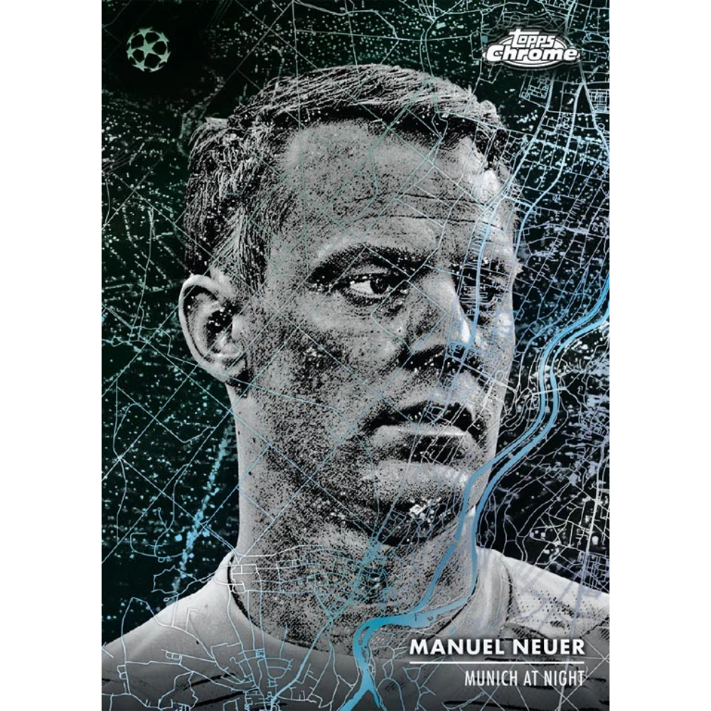 Topps 2024-25 Chrome UEFA Club Competitions - Jumbo Box