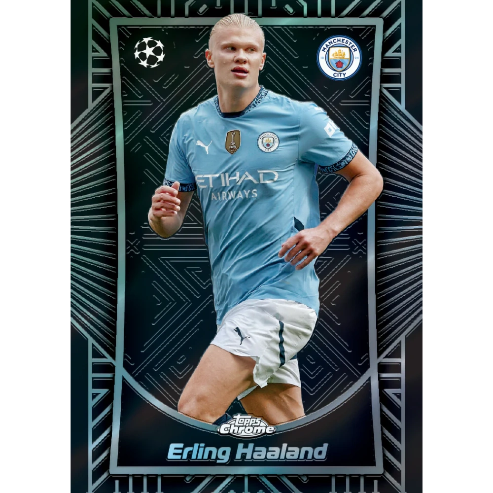 Topps 2024-25 Chrome UEFA Club Competitions - Jumbo Box