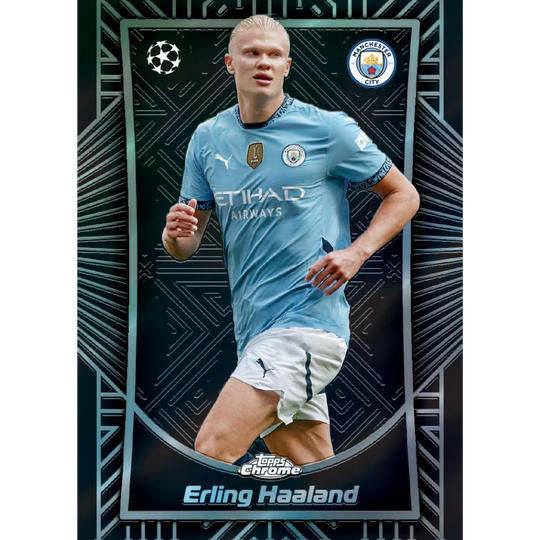Topps 2024-25 Chrome UEFA Club Competitions - Jumbo Box
