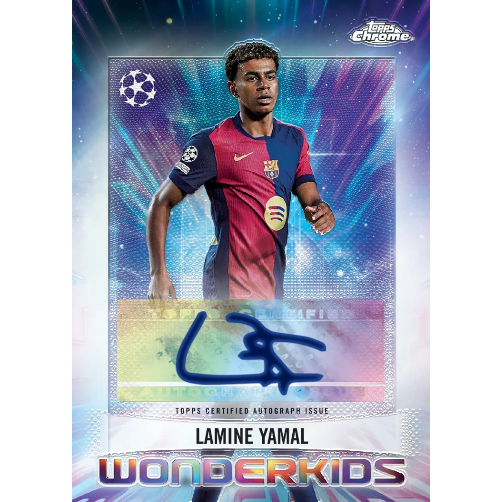 Topps 2024-25 Chrome UEFA Club Competitions - Jumbo Box