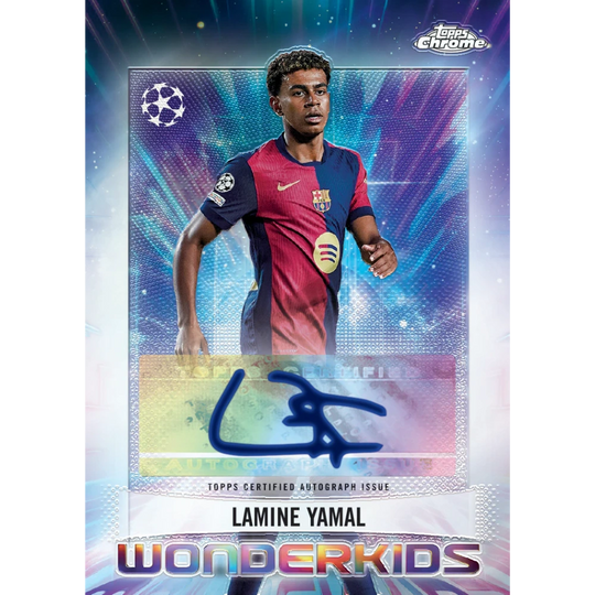 Topps 2024-25 Chrome UEFA Club Competitions - Jumbo Box