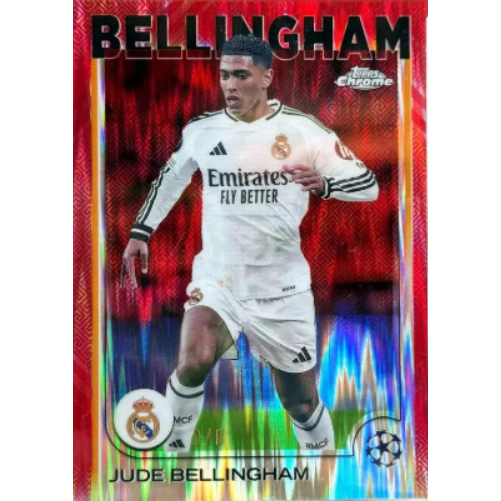 Topps 2024-25 Chrome UEFA Club Competitions Hongbao Edition - Hobby Box