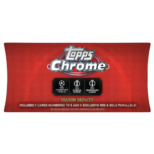 Topps 2024-25 Chrome UEFA Club Competitions Hongbao Edition - Hobby Box