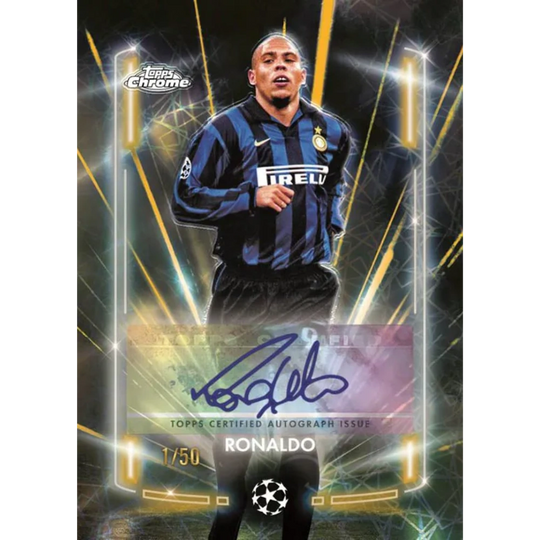 Topps 2024-25 Chrome UEFA Club Competitions - Jumbo Box